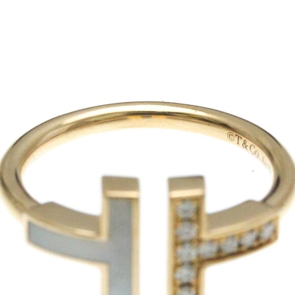 TIFFANY Authentic 18k Gold Diamond Ring - Picture 6 of 10